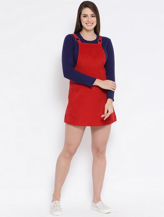 pocket patch dungaree dress - 16611949 - Zoom Image - 4