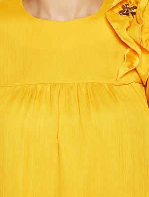 embellished ruffle detail top - 16611964 - Standard Image - 5