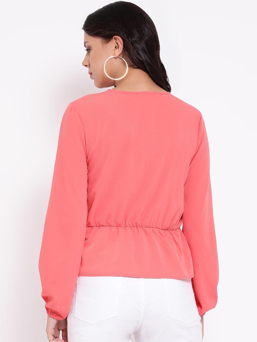 tie knot bishop sleeved top - 16612001 - Zoom Image - 3
