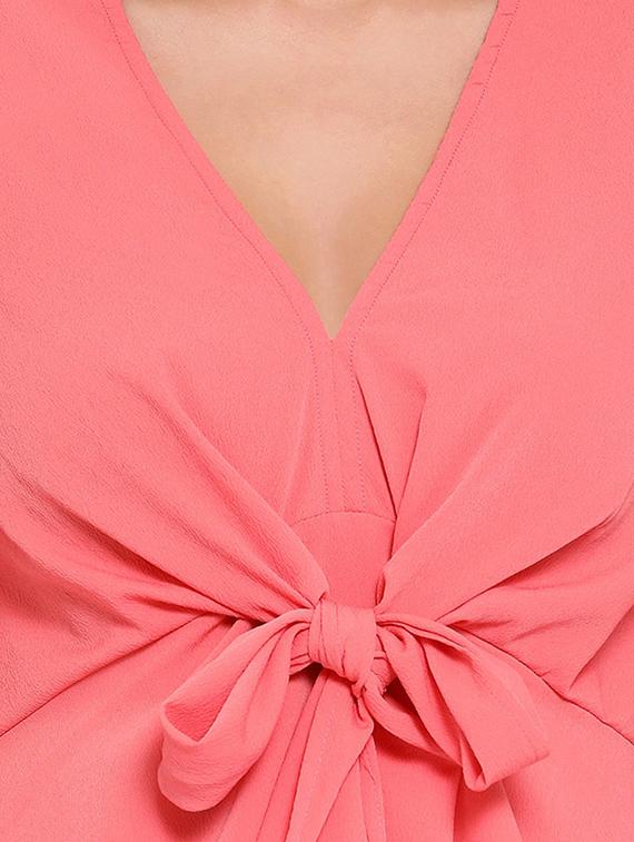 tie knot bishop sleeved top - 16612001 - Zoom Image - 5