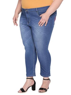 mid rise embroidered pocket plus jean - 16612100 - Standard Image - 2