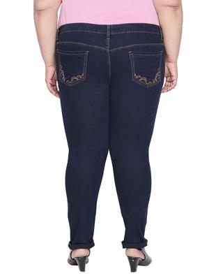 mid rise embroidered plus jean - 16612111 - Standard Image - 3