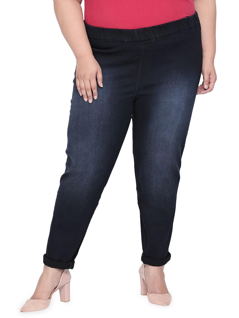 mid rise stone wash jeggings - 16612114 - Zoom Image - 1