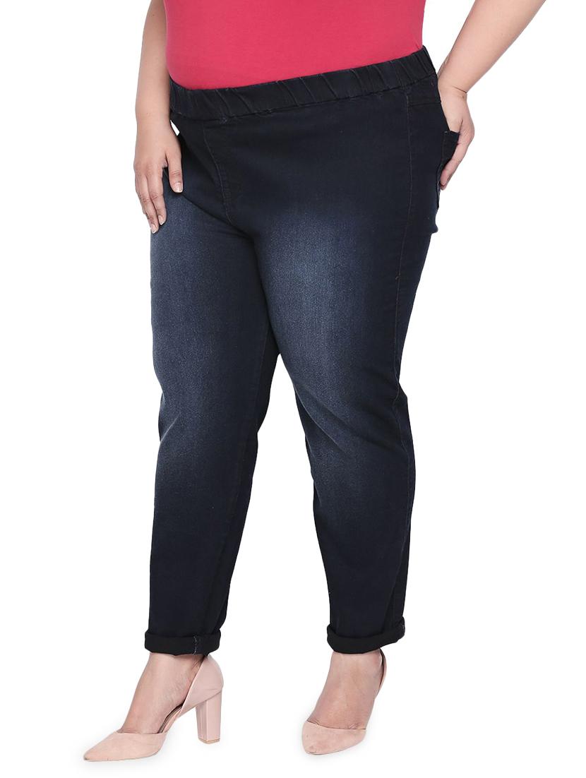 mid rise stone wash jeggings - 16612114 - Zoom Image - 2