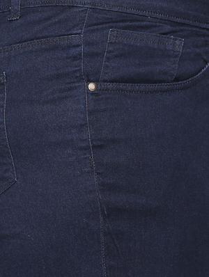 mid rise embroidered plus short - 16612117 - Standard Image - 5