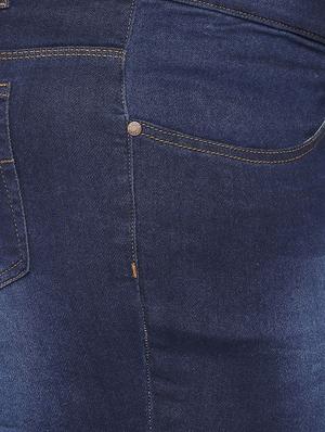 mid rise stone wash plus capri - 16612123 - Standard Image - 5