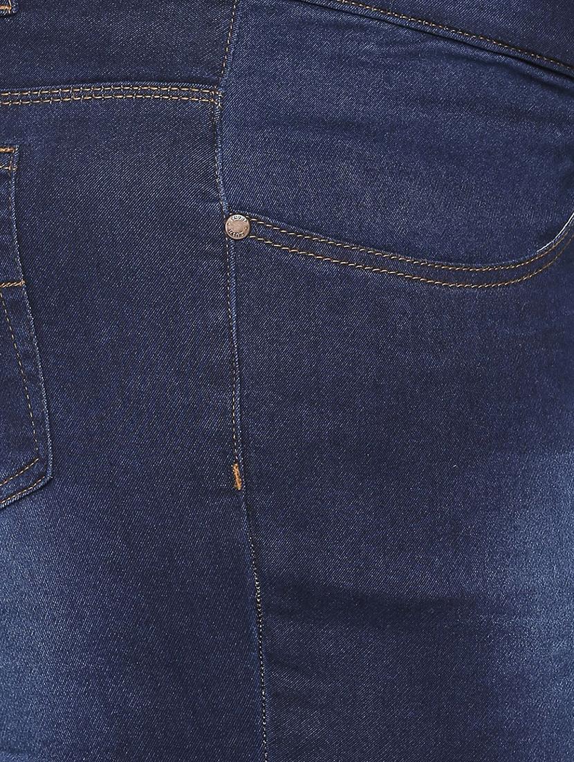 mid rise stone wash plus capri - 16612123 - Zoom Image - 5