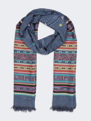 printed woolen stole - 16612267 - Standard Image - 3