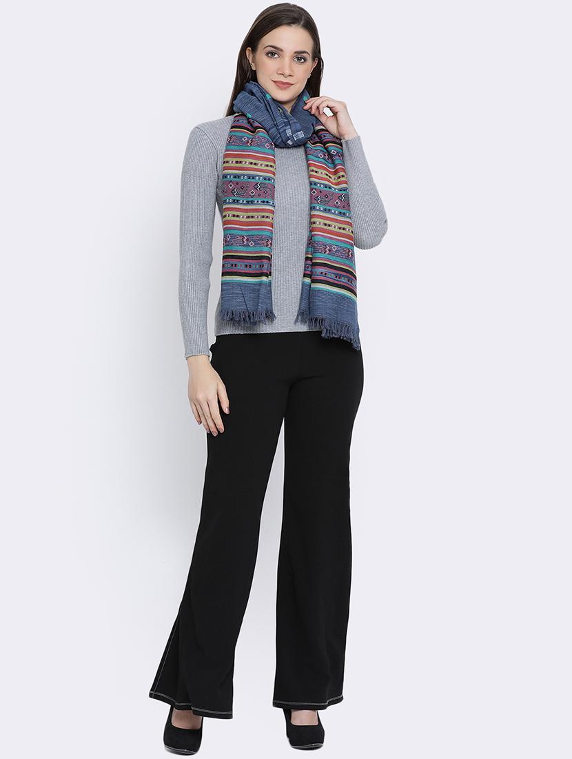 printed woolen stole - 16612267 - Zoom Image - 2