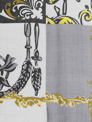 printed wool stole - 16612270 - Standard Image - 5