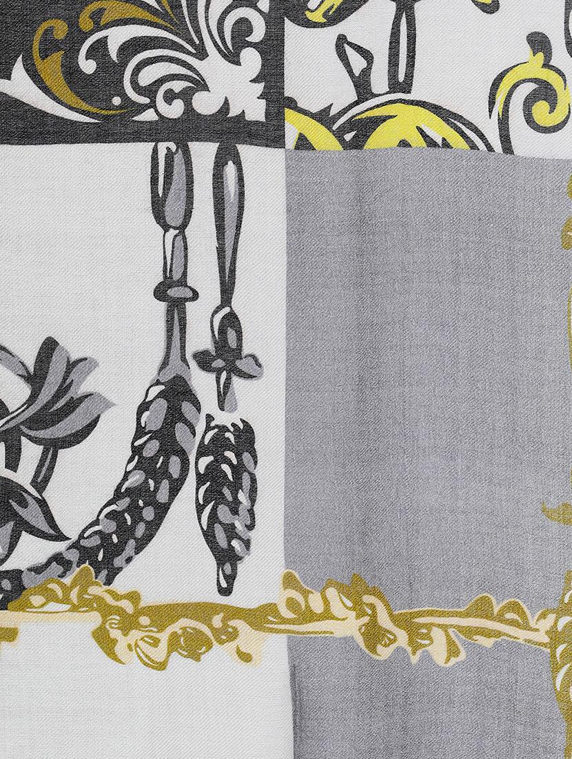 printed wool stole - 16612270 - Zoom Image - 5