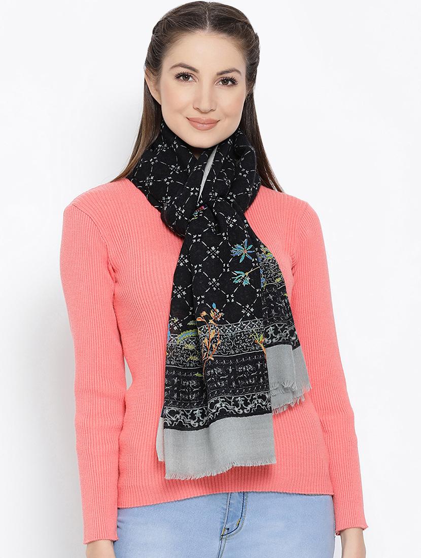 floral printed stole - 16612274 - Zoom Image - 1