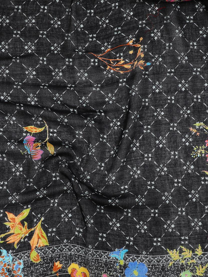 floral printed stole - 16612274 - Zoom Image - 4