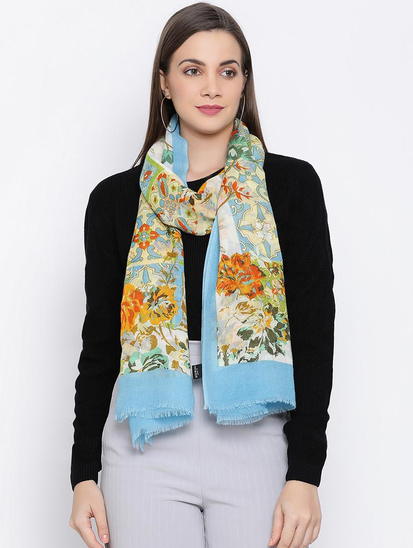 frayed hem abstract stole - 16612310 - Zoom Image - 1