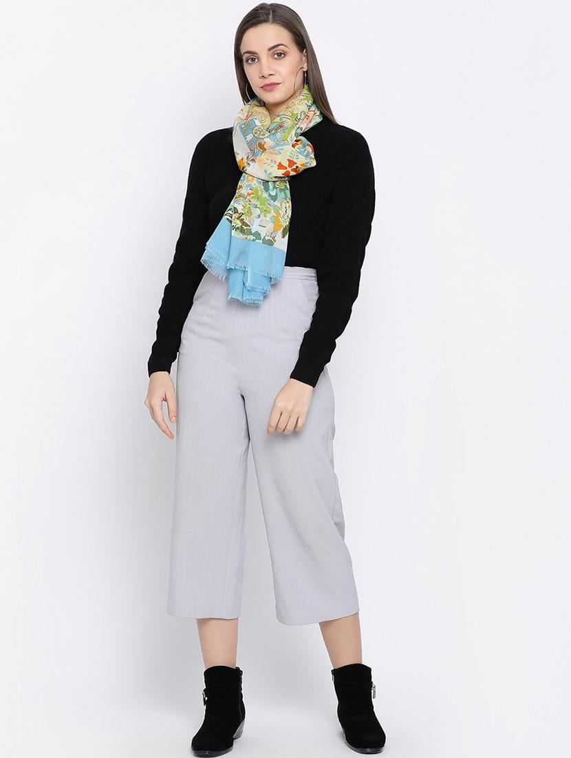 frayed hem abstract stole - 16612310 - Zoom Image - 2