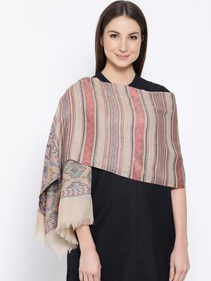 frayed hem abstract stole - 16612334 - Standard Image - 2