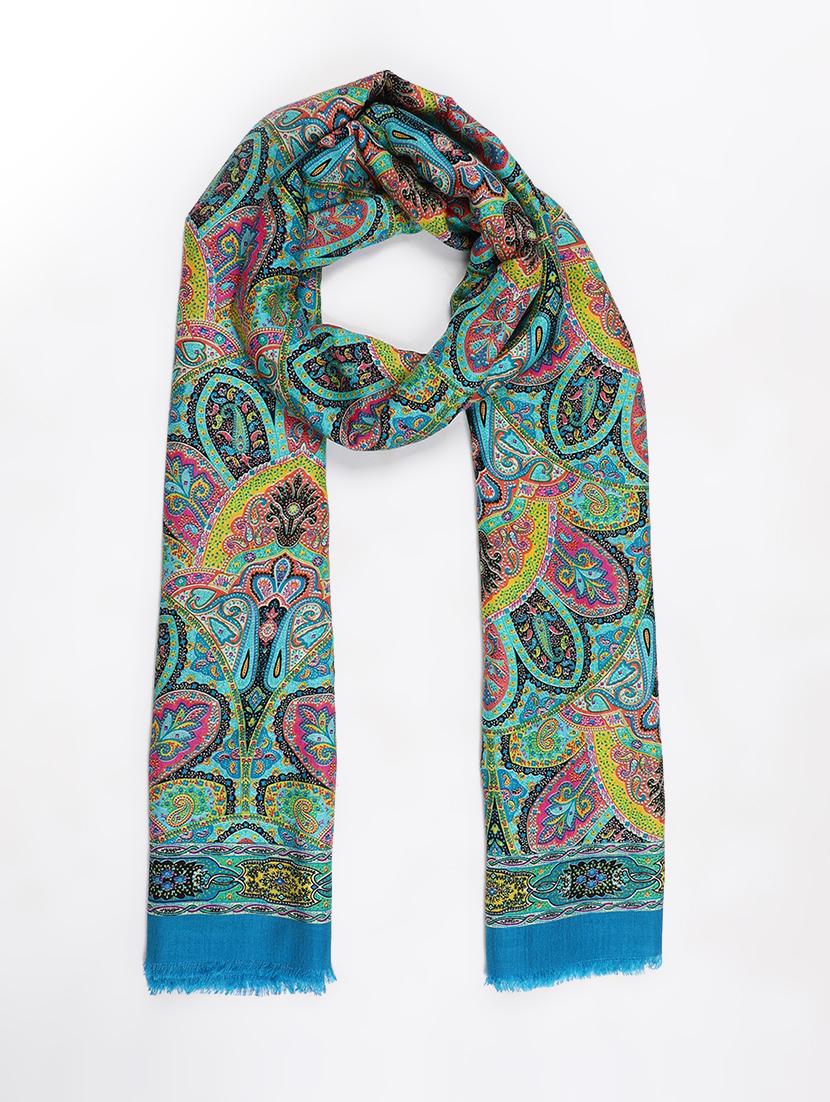 frayed hem abstract stole - 16612350 - Zoom Image - 3