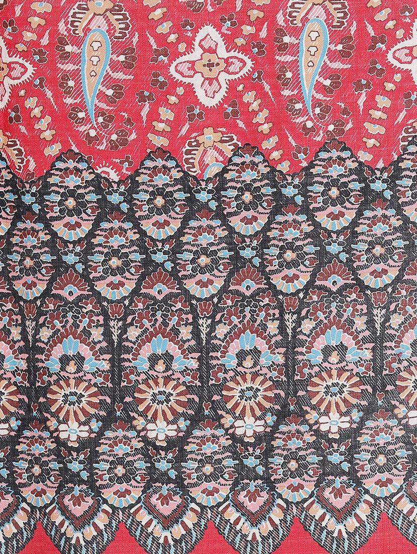 frayed hem paisley stole - 16612354 - Zoom Image - 5