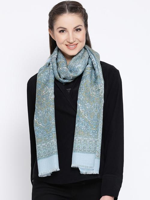 frayed hem abstract stole - 16612356 - Standard Image - 1