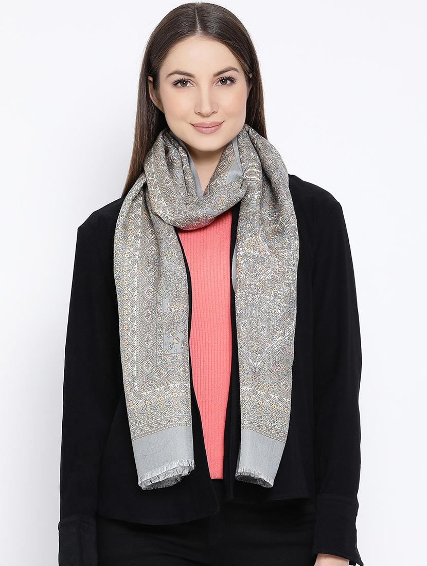 frayed hem abstract stole - 16612357 - Zoom Image - 1