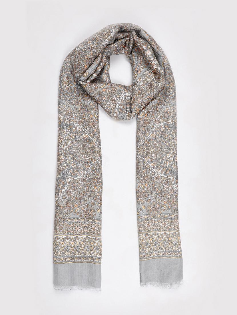 frayed hem abstract stole - 16612357 - Zoom Image - 3