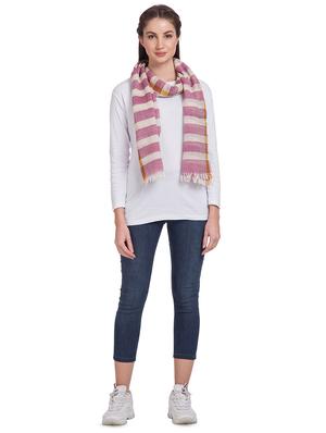 frayed hem striped stole - 16612363 - Standard Image - 2