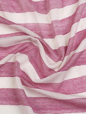 frayed hem striped stole - 16612363 - Standard Image - 4