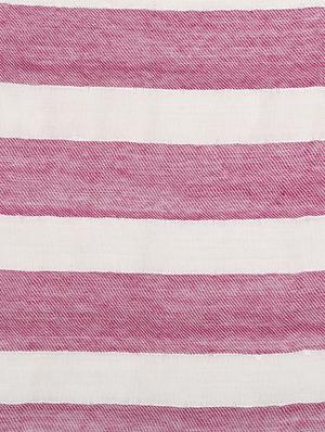 frayed hem striped stole - 16612363 - Standard Image - 5