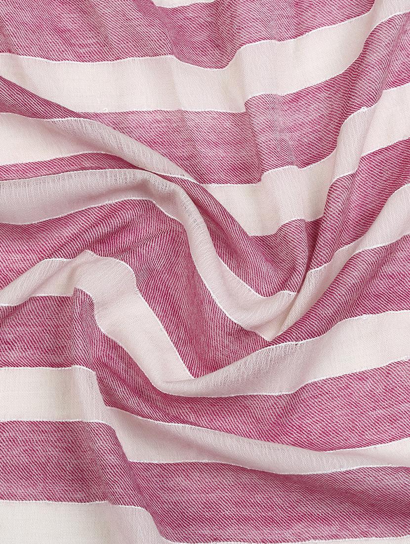 frayed hem striped stole - 16612363 - Zoom Image - 4