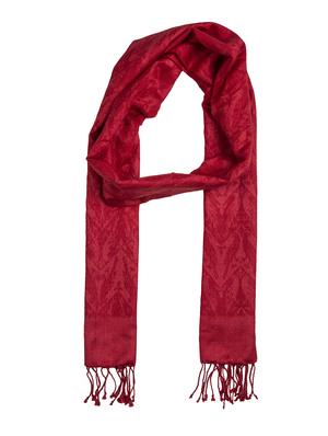 frayed hem jacquard stole - 16612368 - Standard Image - 3