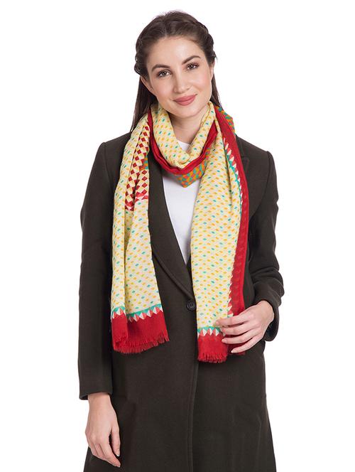 frayed hem abstract stole - 16612381 - Standard Image - 1