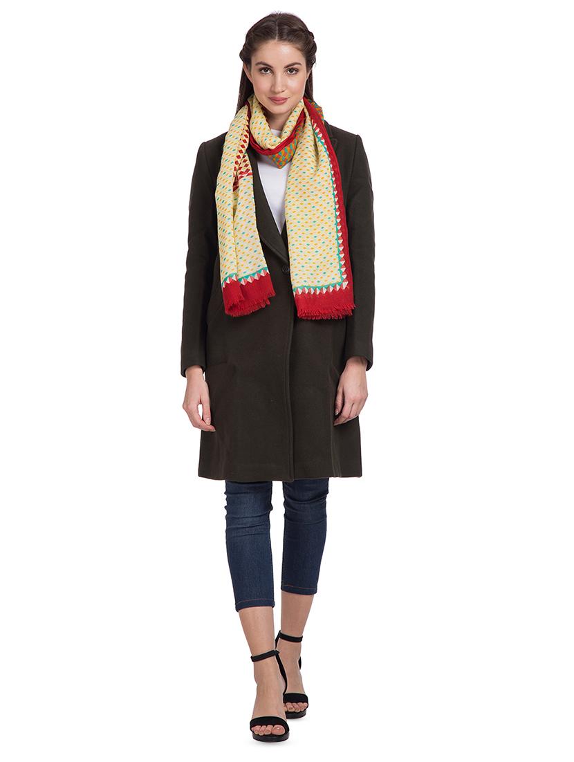 frayed hem abstract stole - 16612381 - Zoom Image - 2