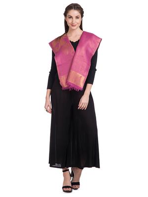 frayed hem zari stole - 16612389 - Standard Image - 2