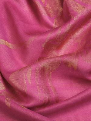 frayed hem zari stole - 16612389 - Standard Image - 4