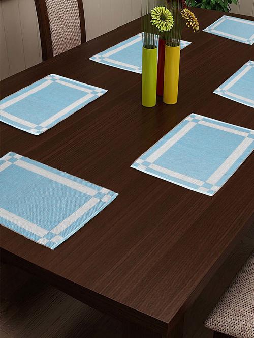 cotton table mats set of 6 - 16612752 - Very Small Image - 1