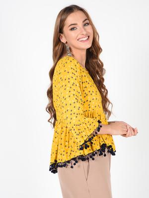 printed a-line kurti - 16613681 - Standard Image - 3