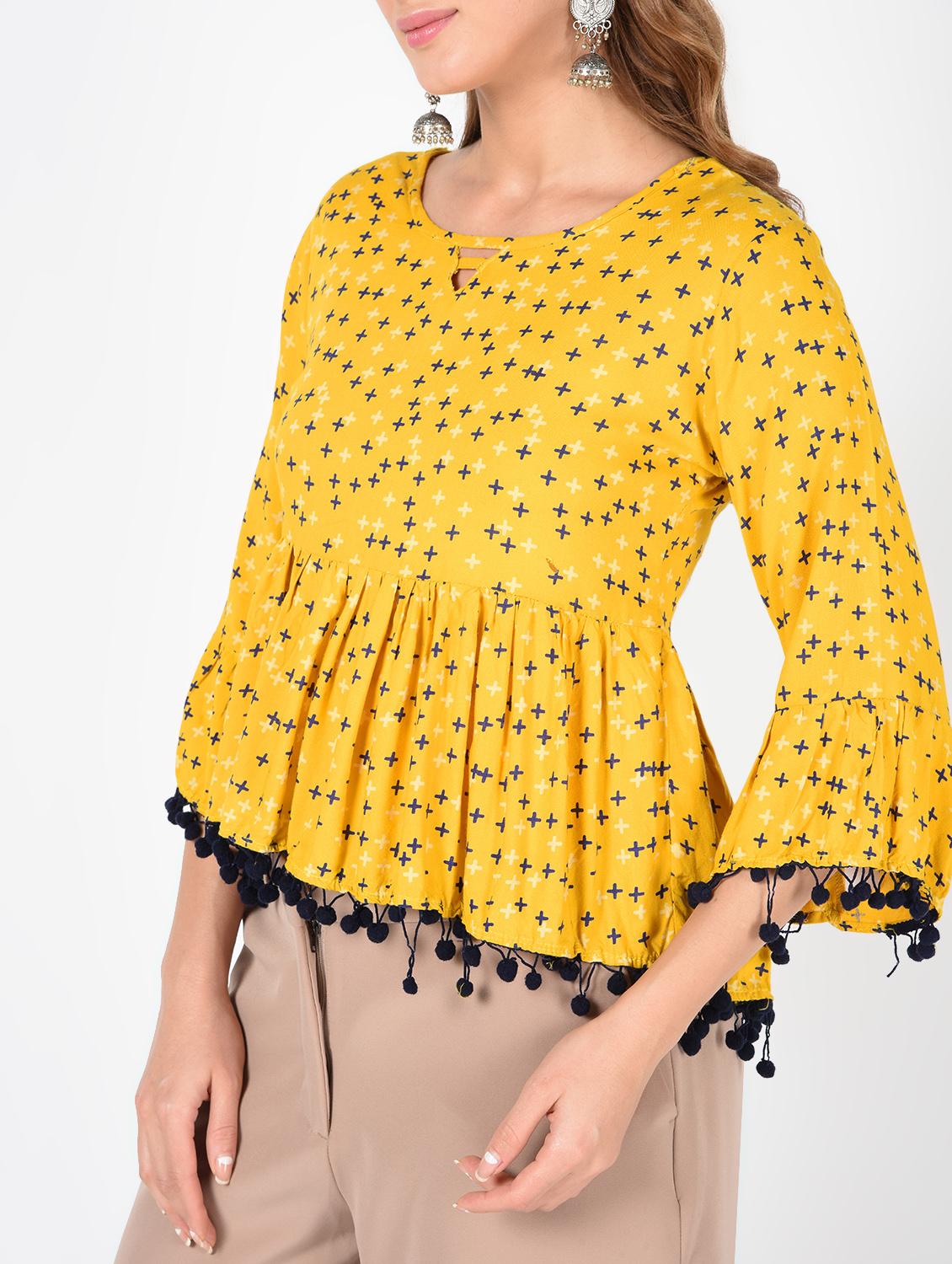 printed a-line kurti - 16613681 - Zoom Image - 5