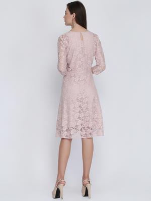 floral laced skater dress - 16613815 - Standard Image - 3