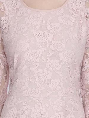 floral laced skater dress - 16613815 - Standard Image - 4