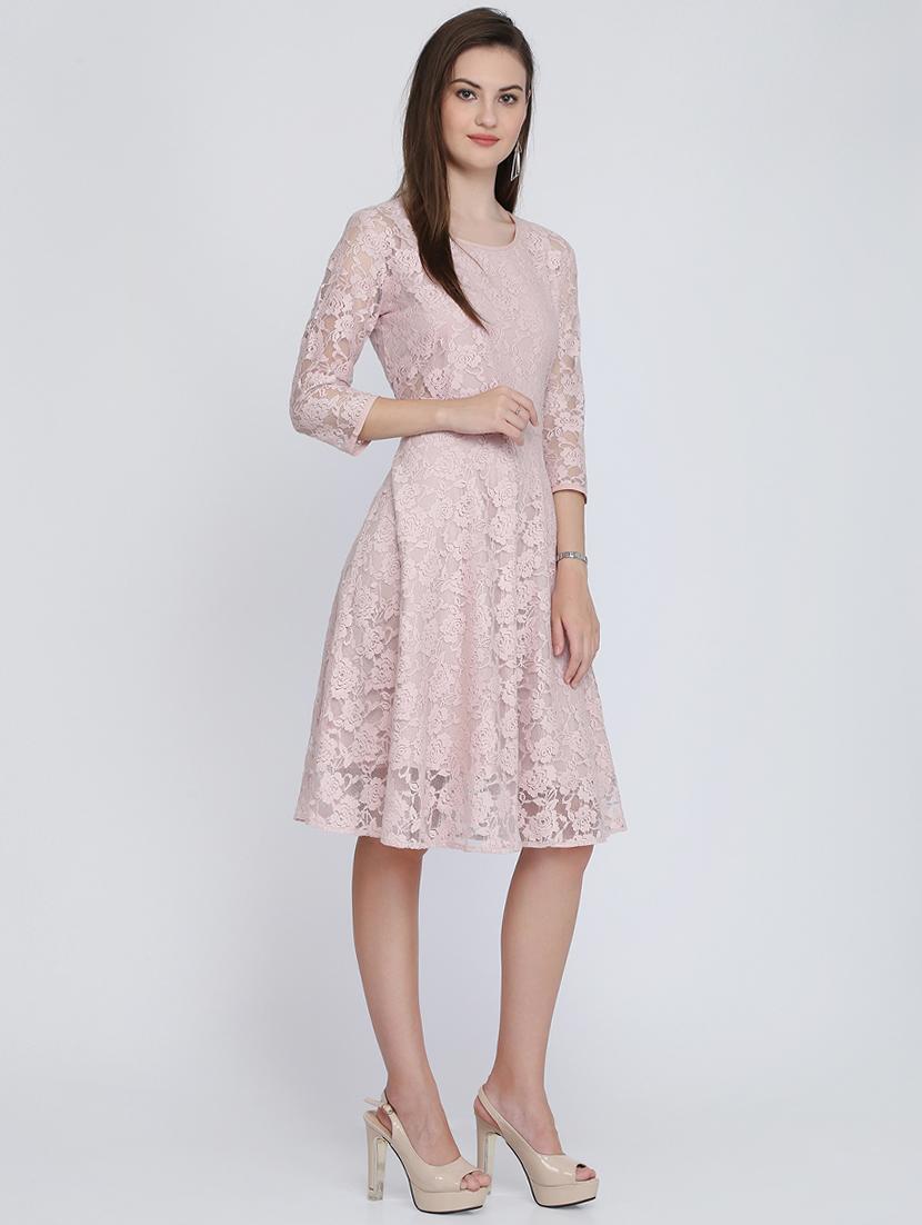 floral laced skater dress - 16613815 - Zoom Image - 2