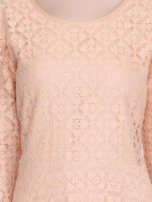 floral laced skater dress - 16613816 - Standard Image - 4