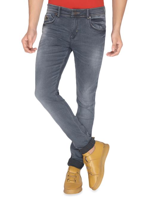 grey light washed jeans - 16613979 - Standard Image - 1