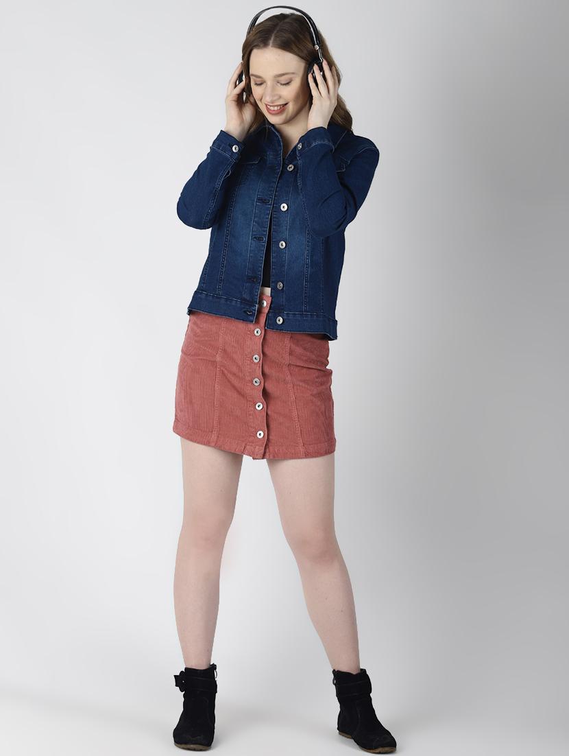 pocket detail denim jacket - 16614147 - Zoom Image - 1