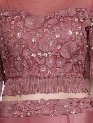cold shoulder embroidered blouse - 16614346 - Standard Image - 5