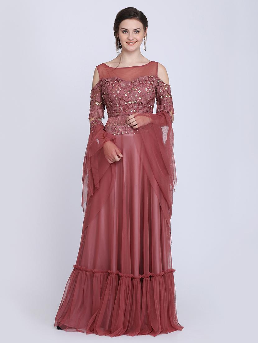 cold shoulder embroidered blouse - 16614346 - Zoom Image - 4
