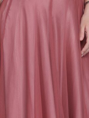 solid net flared skirt - 16614359 - Standard Image - 5