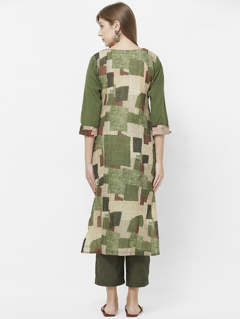 kaantha straight kurta - 16614386 - Zoom Image - 3