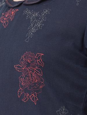bell sleeved embroidered tunic - 16614393 - Standard Image - 5