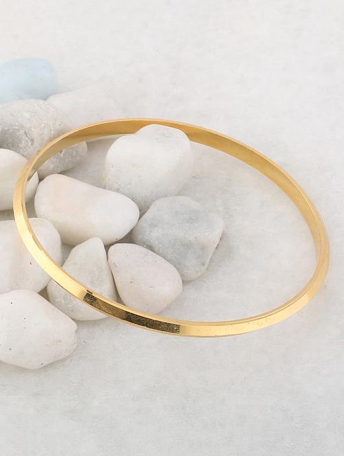 gold tone plated bangle - 16614643 - Standard Image - 1
