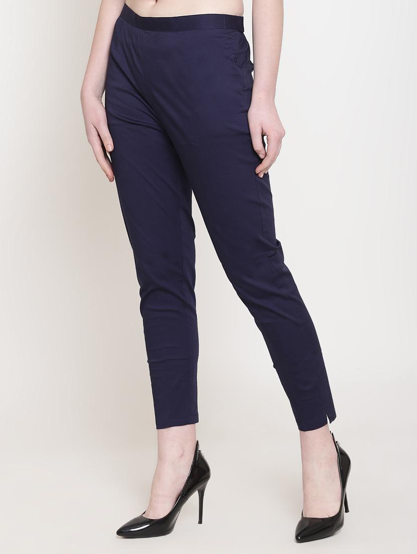 mid rise flat front trouser - 16614663 - Zoom Image - 2